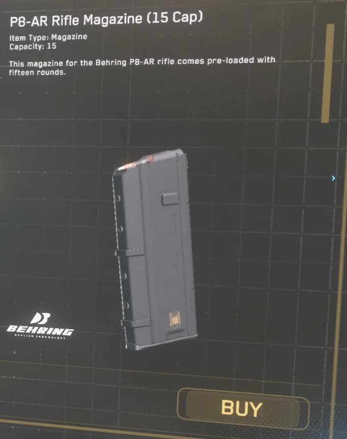 P8-AR Rifle Magazine (15 Cap)